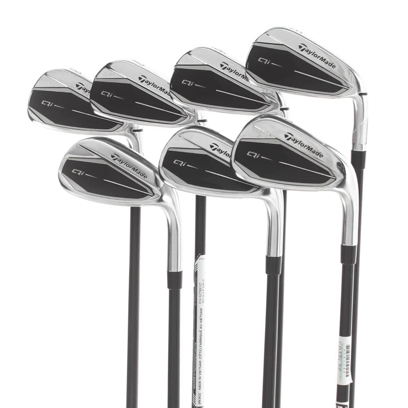 TaylorMade Qi Graphite Mens Right Hand Irons 5-SW Regular - Fujikura Ventus TR 6-R