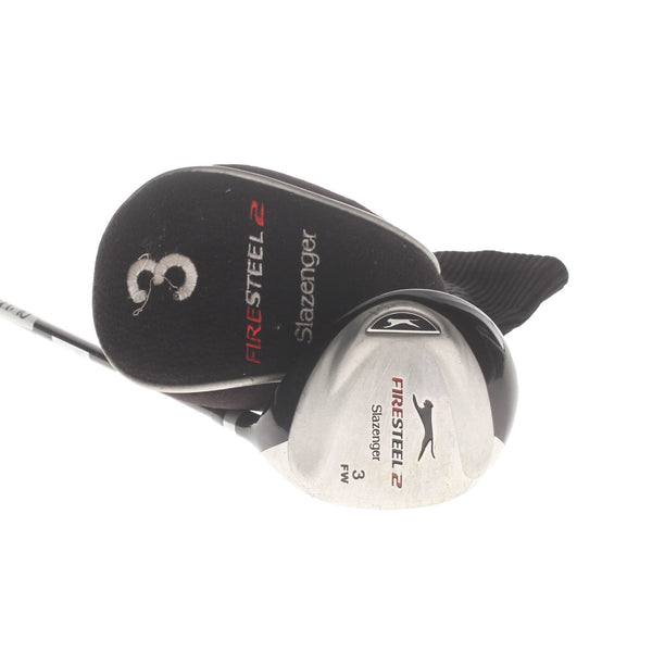 Slazenger Fire Steel 2 Graphite Mens Right Hand Fairway 3 Wood 15* Regular - Slazenger Fire Steel 2