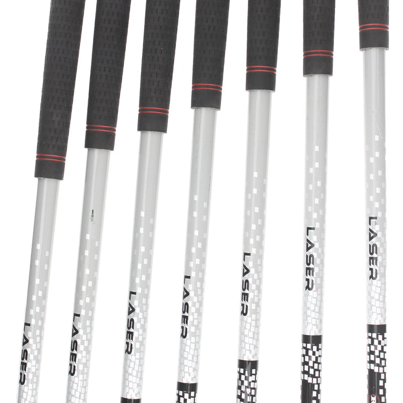 Ram Laser Graphite Mens Left Hand Irons 4-PW Regular - Ram Laser