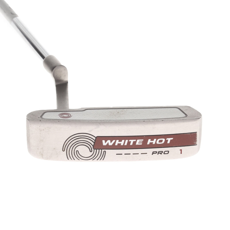 Odyssey White Hot Pro 1 Mens Left Hand Putter 34" Blade - Winn Tour Pistol