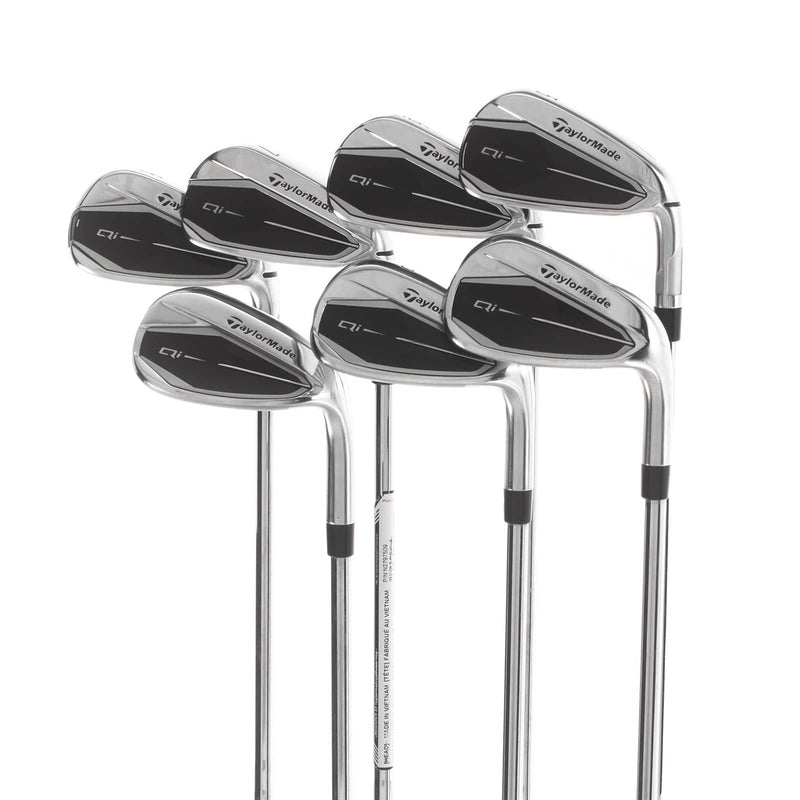 TaylorMade Qi Steel Mens Right Hand Irons 5-SW Stiff - KBS Max MT 85