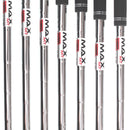 TaylorMade Qi Steel Mens Right Hand Irons 5-SW Stiff - KBS Max MT 85