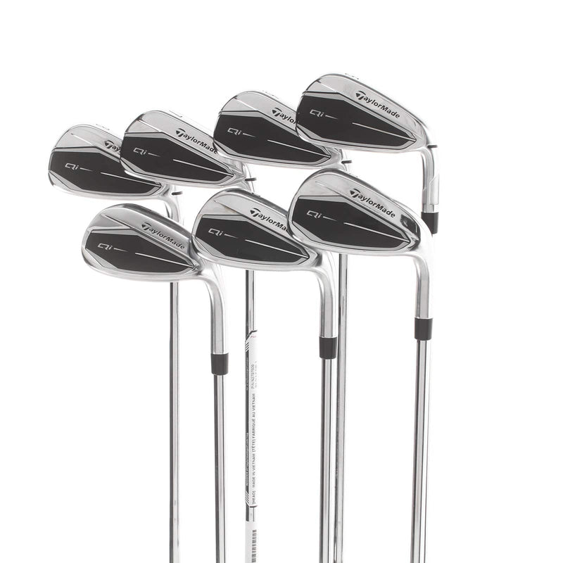 TaylorMade Qi Steel Mens Right Hand Irons 5-SW Stiff - KBS Max MT 85