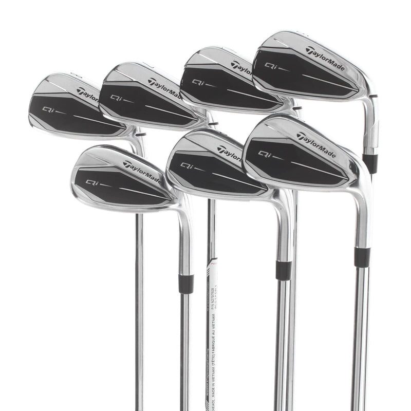 TaylorMade Qi Steel Mens Right Hand Irons 5-SW Stiff - KBS Max MT 85