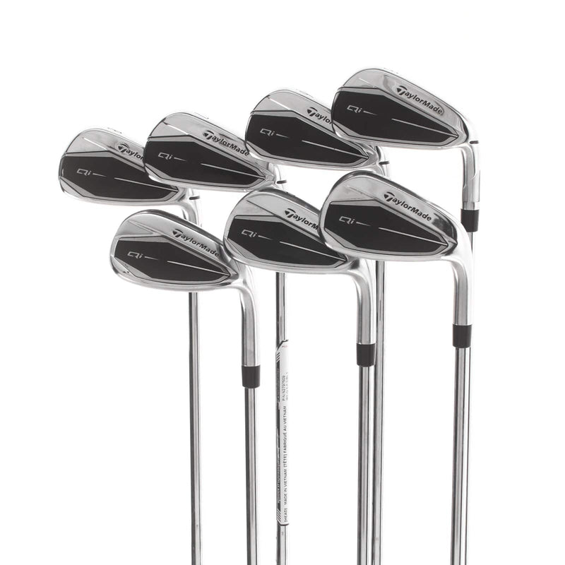 TaylorMade Qi Steel Mens Right Hand Irons 5-SW Stiff - KBS Max MT 85