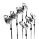 TaylorMade Qi Steel Mens Right Hand Irons 5-SW Stiff - KBS Max MT 85