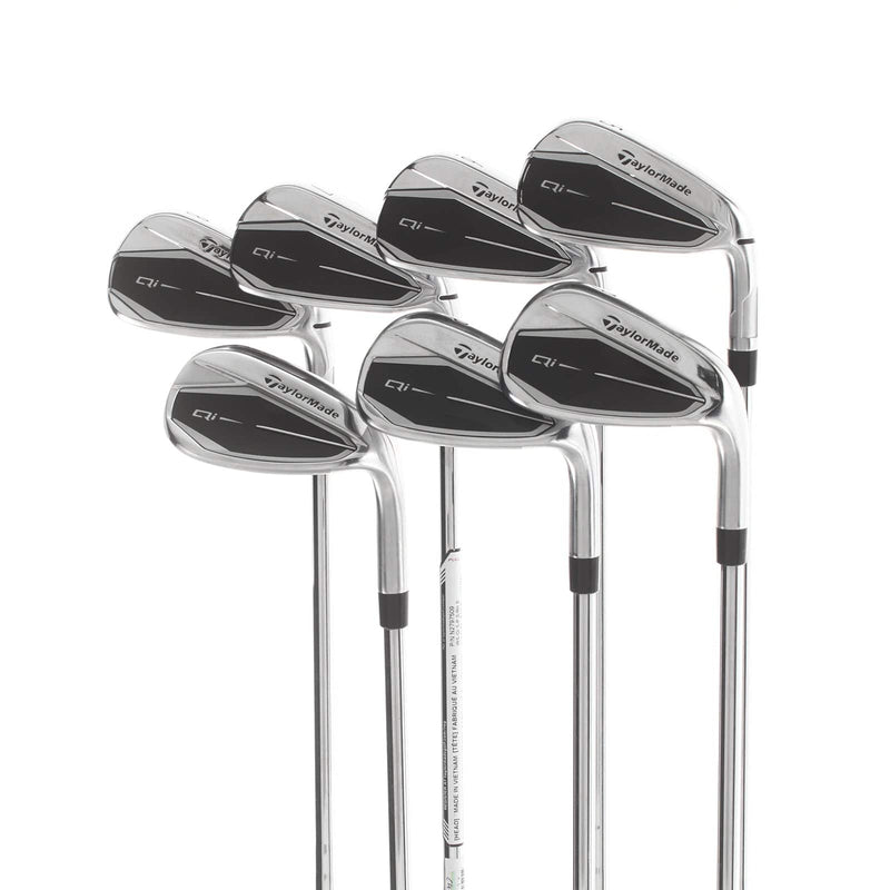 TaylorMade Qi Steel Mens Right Hand Irons 5-SW Stiff - KBS Max MT 85