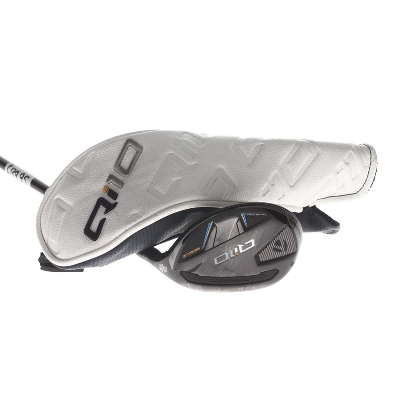 TaylorMade Qi10 Graphite Mens Right Hand 3 Hybrid 19* Stiff - Fujikura Ventus TR Blue 7-S
