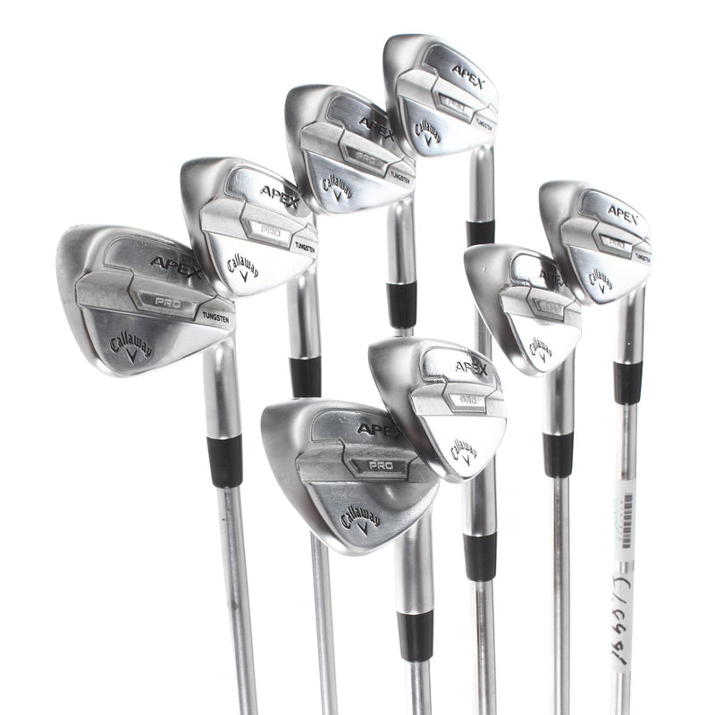 Callaway Apex Pro 21 Steel Mens Right Hand Irons 3-PW Extra Stiff - Project X LS 6.5 125g