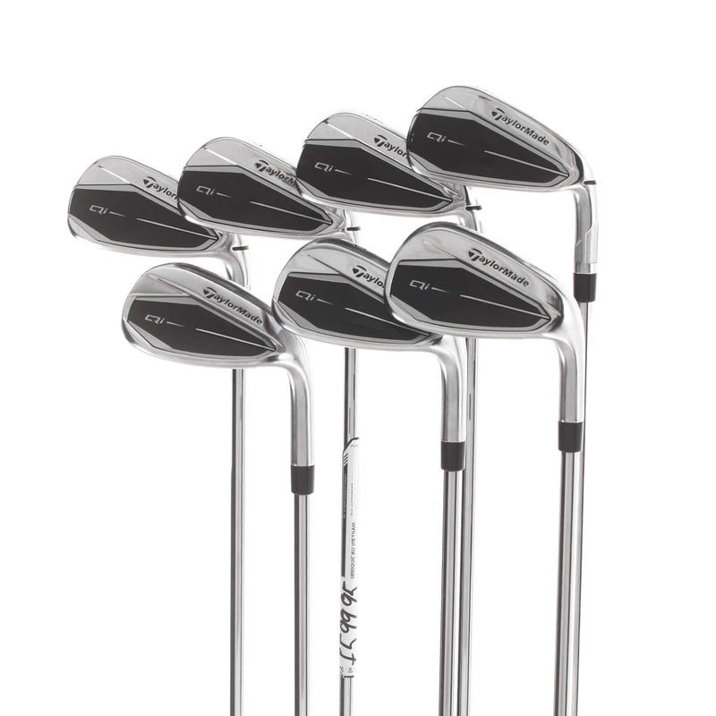 TaylorMade Qi Steel Mens Right Hand Irons 5-SW Regular - KBS Max MT 85