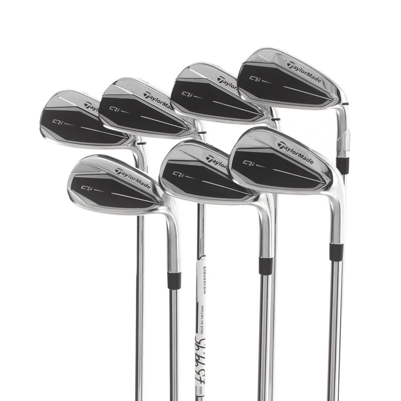 TaylorMade Qi Steel Mens Right Hand Irons 5-SW Regular - KBS Max MT 85