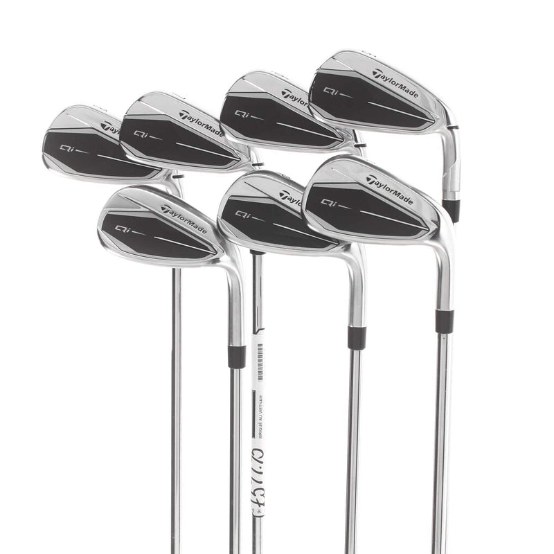 TaylorMade Qi Steel Mens Right Hand Irons 5-SW Regular - KBS Max MT 85
