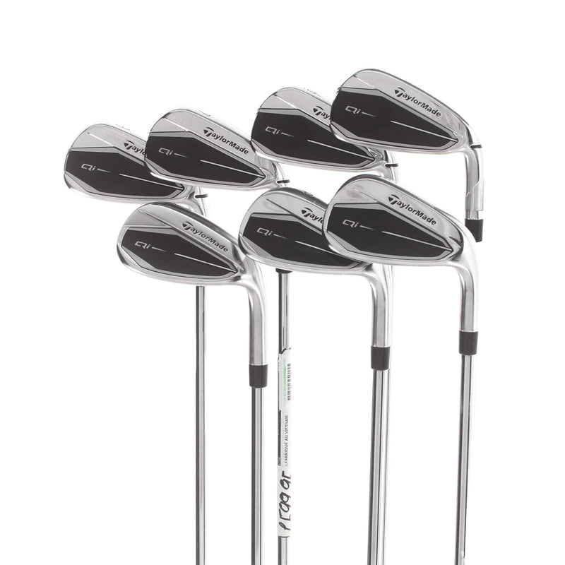TaylorMade Qi Steel Mens Right Hand Irons 5-SW Regular - KBS Max MT 85