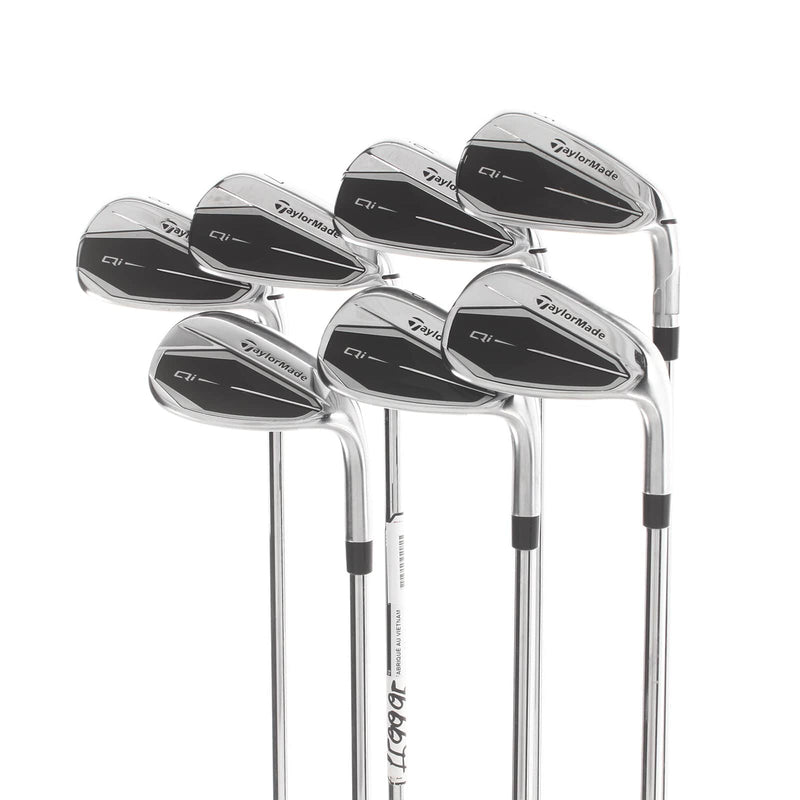 TaylorMade Qi Steel Mens Right Hand Irons 5-SW Regular - KBS Max MT 85