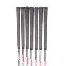 Cobra King Aerojet One Length Steel Mens Right Hand Irons 5-GW Regular - KBS Tour Light One Length