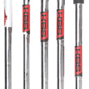 Ping G Series Steel Mens Right Hand Irons 7-SW Orange Dot 2.25* Flat Regular - KBS Tour 110