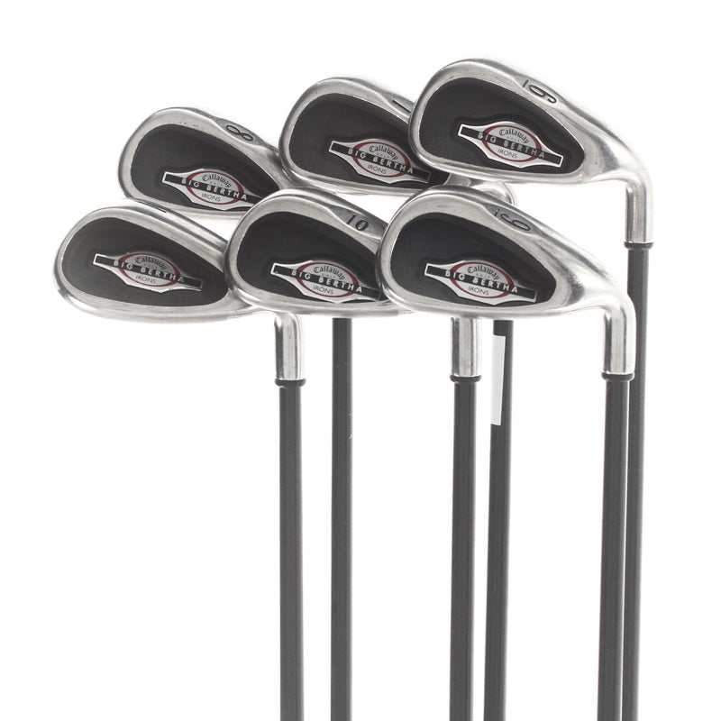 Callaway Big Bertha Graphite Mens Right Hand Irons 6-GW Firm - Callaway RCH 75i