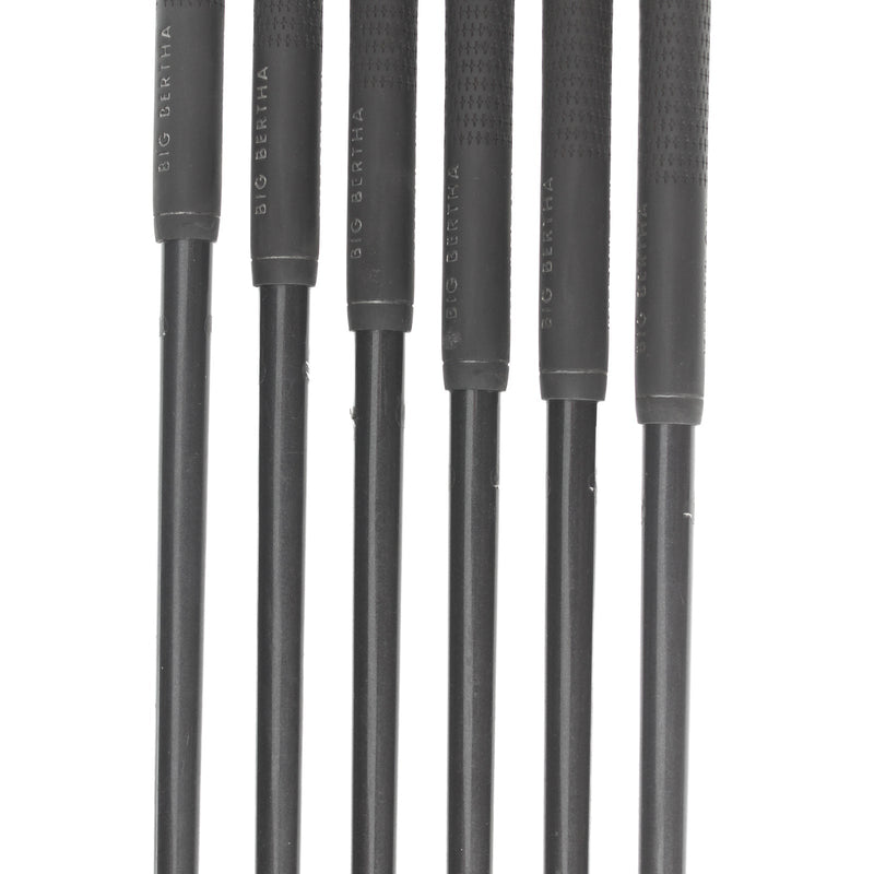 Callaway Big Bertha Graphite Mens Right Hand Irons 6-GW Firm - Callaway RCH 75i