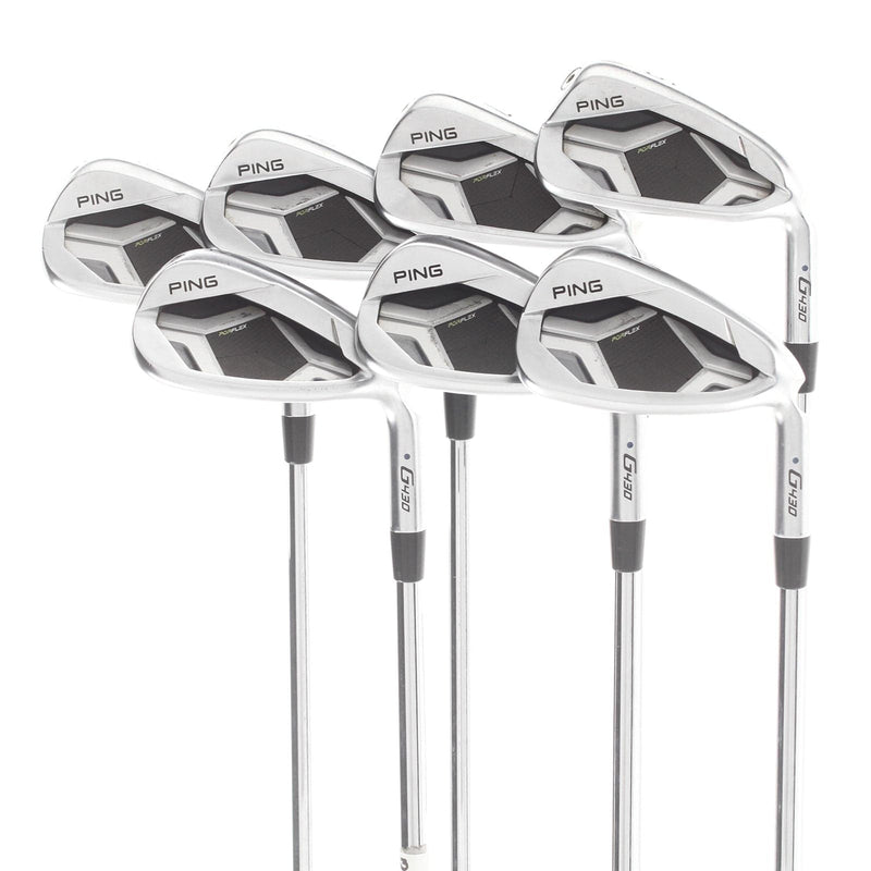 Ping G430 Steel Mens Right Hand Irons 6-SW+GW Blue Dot 1* Upright Regular - Ping AWT