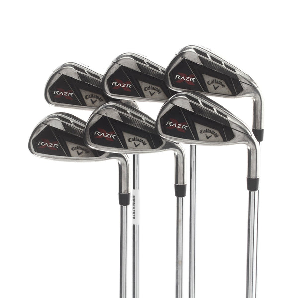 Callaway Razr X Steel Mens Right Hand Irons 5-PW Uniflex - Callaway