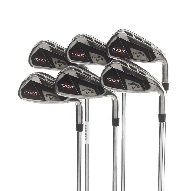 Callaway Razr X Steel Mens Right Hand Irons 5-PW Uniflex - Callaway