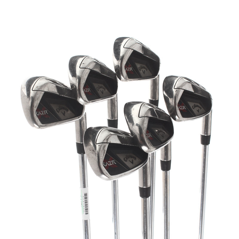 Callaway Razr X Steel Mens Right Hand Irons 5-PW Uniflex - Callaway