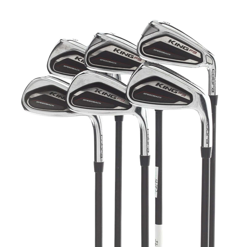 Cobra King F9 Graphite Mens Right Hand Irons 6-SW Regular - Fujikura Atmos 6R