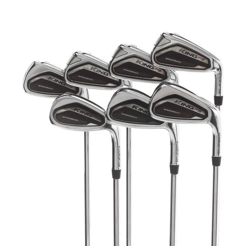 Cobra King F9 Steel Mens Right Hand Irons 5-SW Regular - KBS Tour 90