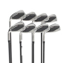 Wilson Dynapower Max 2025 Graphite Mens Left Hand Irons 5-GW+SW Lite - KBS Max Graphite Iron 45