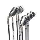Wilson Dynapower Max 2025 Graphite Mens Left Hand Irons 5-GW+SW Lite - KBS Max Graphite Iron 45