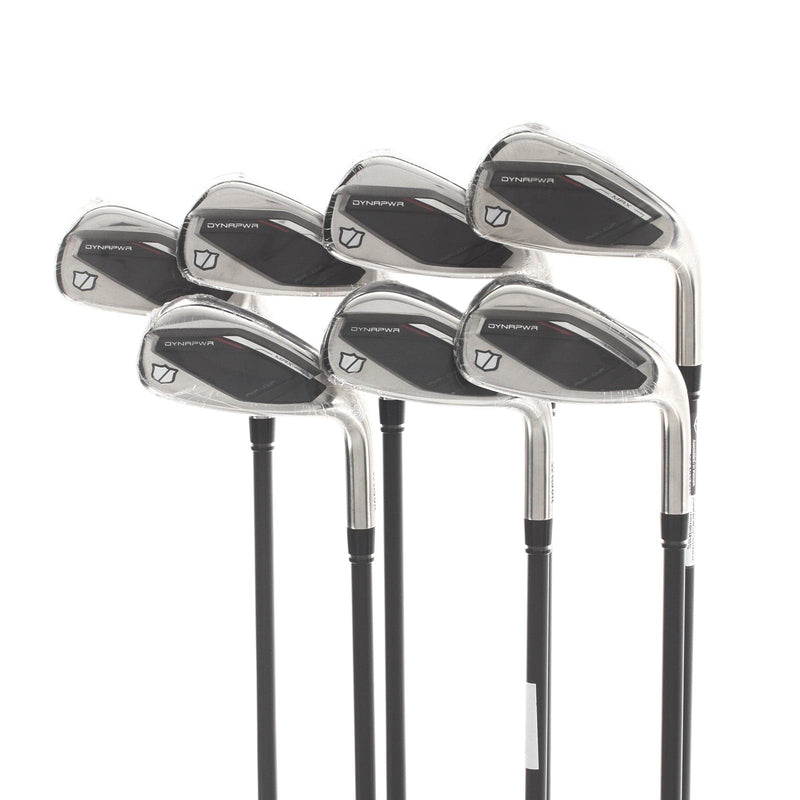 Wilson Dynapower Max 2025 Graphite Mens Right Hand Irons 6-GW+SW Lite - KBS Max Graphite Iron 45