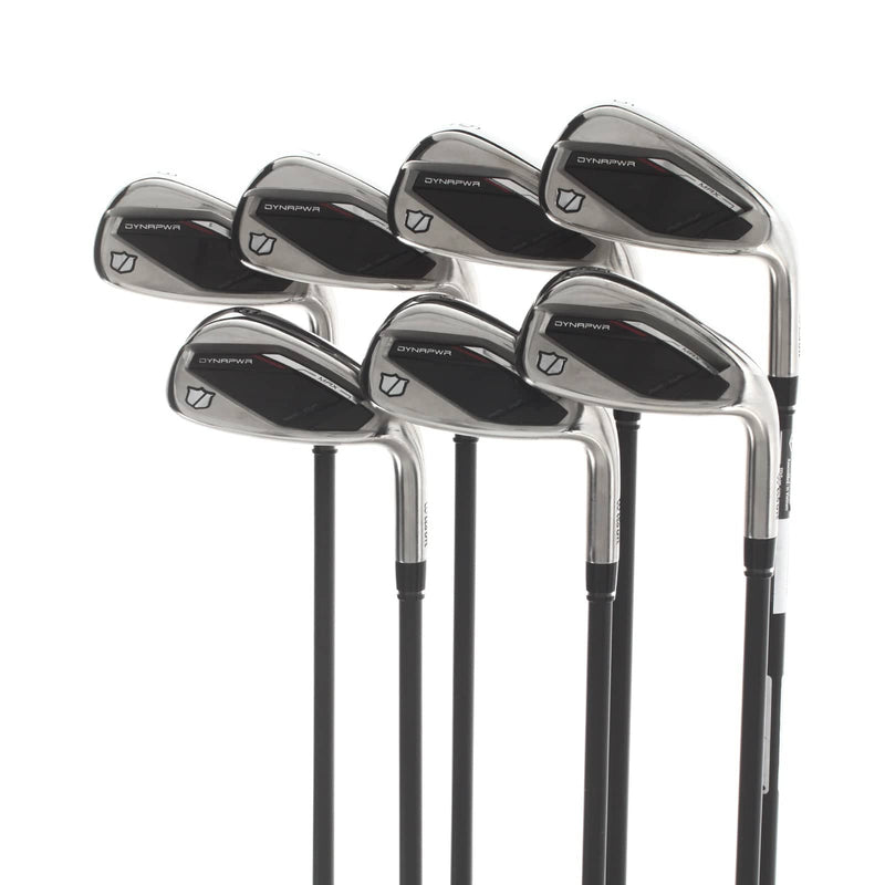 Wilson Dynapower Max 2025 Graphite Mens Right Hand Irons 5-GW Senior - KBS Max Graphite Iron 55