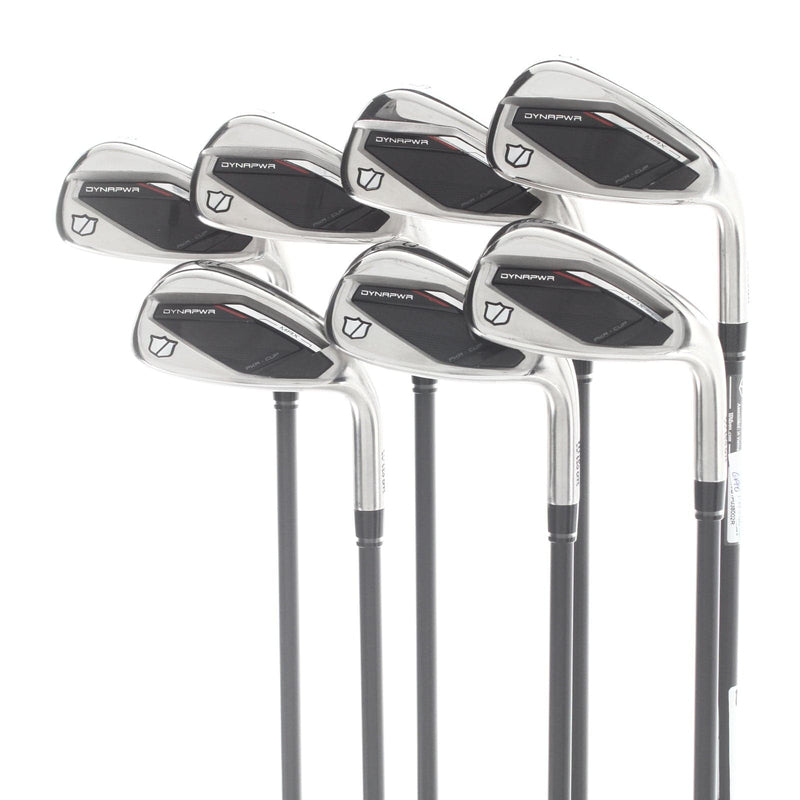 Wilson Dynapower Max 2025 Graphite Mens Right Hand Irons 5-GW Regular - KBS Max Graphite Iron 65