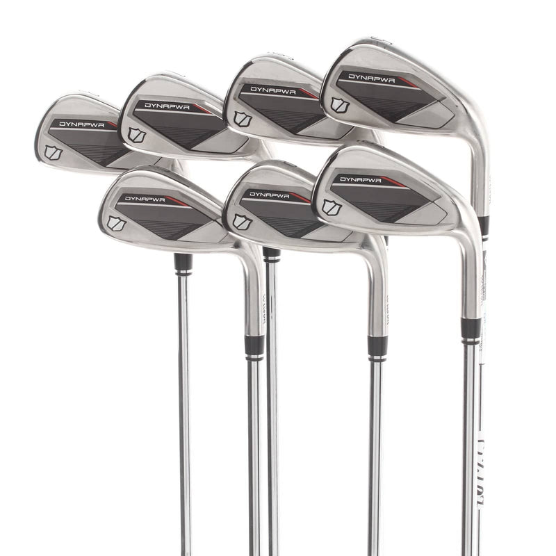 Wilson Dynapower 2025 Steel Mens Right Hand Irons 5-GW Stiff - KBS Max Ultralite