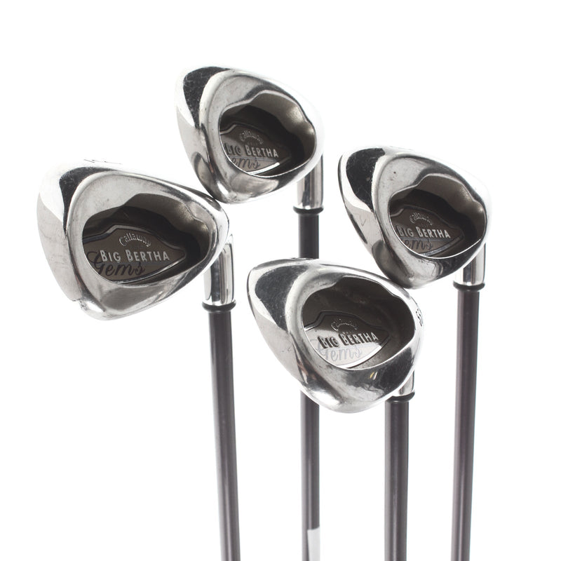 Callaway Big Bertha Gems Graphite Ladies Right Hand Irons 8-SW Ladies -