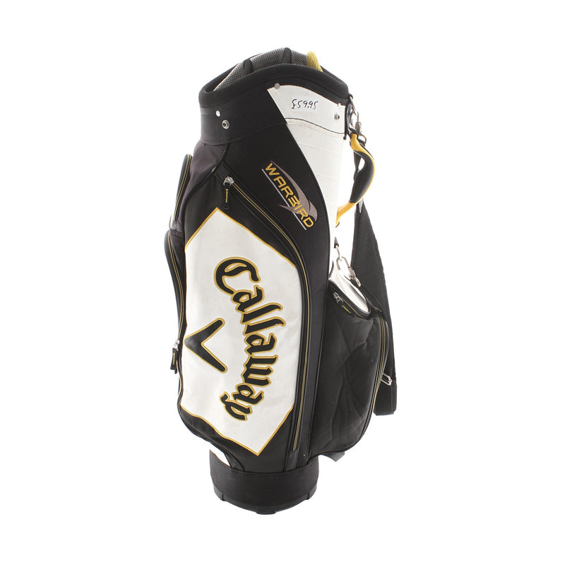 Callaway Warbird Cart Bag - Black/White/Yellow