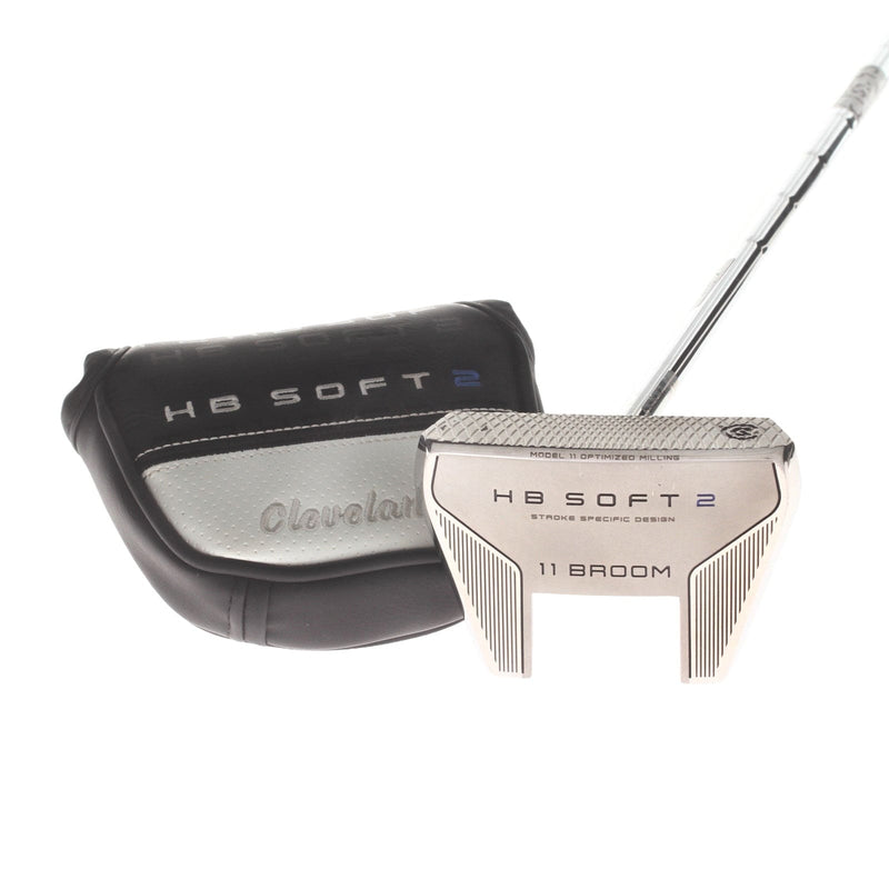 Cleveland HB Soft 2 11 Broom Mens Right Hand Putter 48" Mallet Cleveland