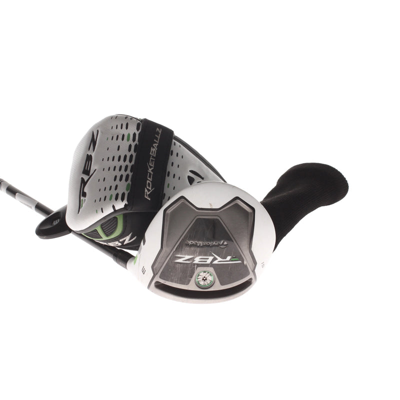TaylorMade RBZ Graphite Mens Right Hand Fairway 3 Wood 15* Regular - Matrix Ozik Xcon-5