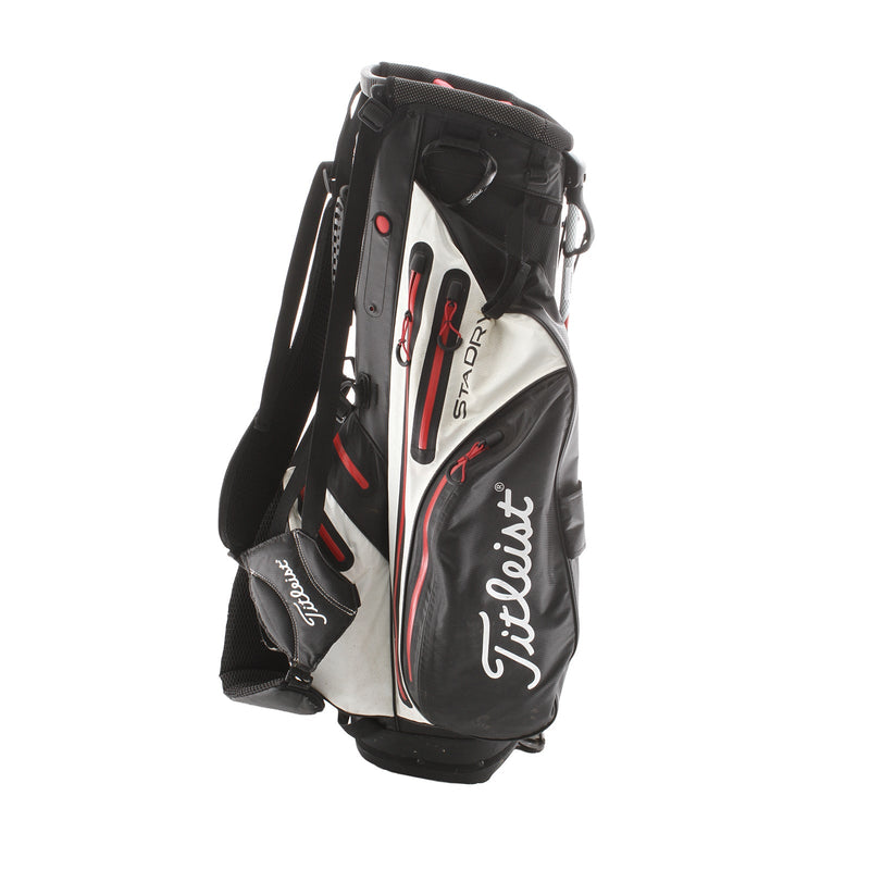 Titleist Stadry Stand Bag - Black/White/Red