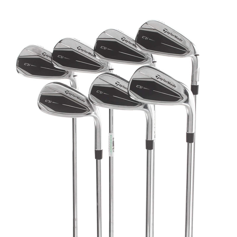 TaylorMade Qi Steel Mens Right Hand Irons 5-SW Stiff - KBS Max MT 85