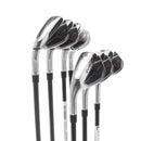 TaylorMade Qi Graphite Mens Left Hand Irons 5-SW Regular - Fujikura Ventus TR Blue 6-R