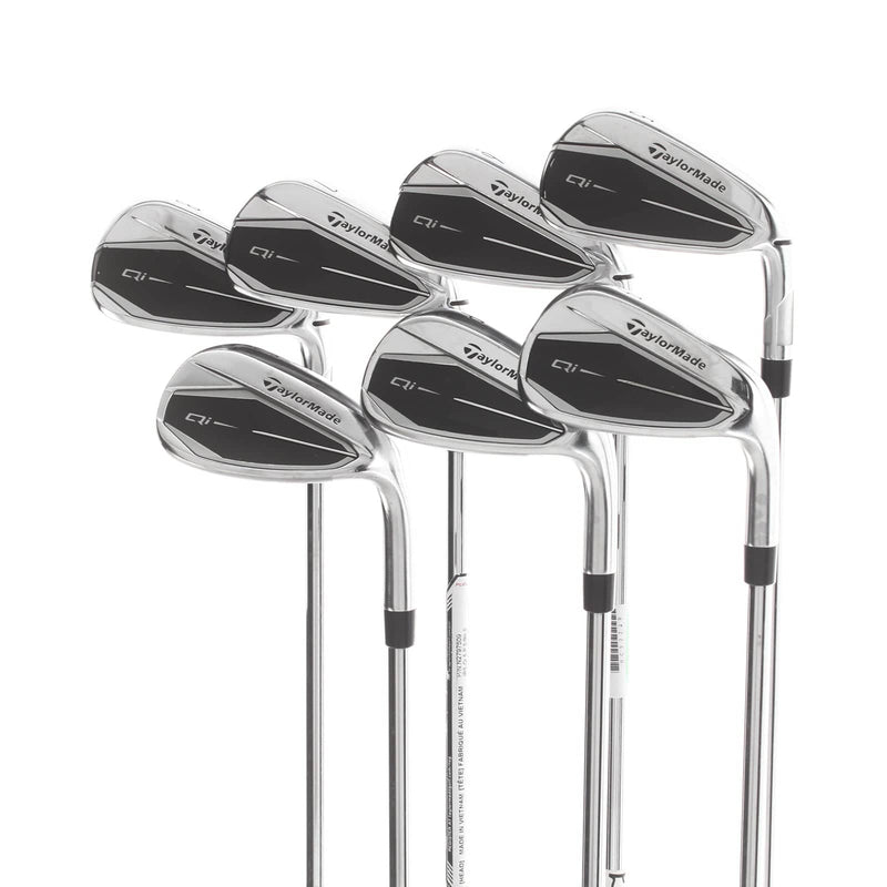 TaylorMade Qi Steel Mens Right Hand Irons 5-SW Stiff - KBS Max MT 85
