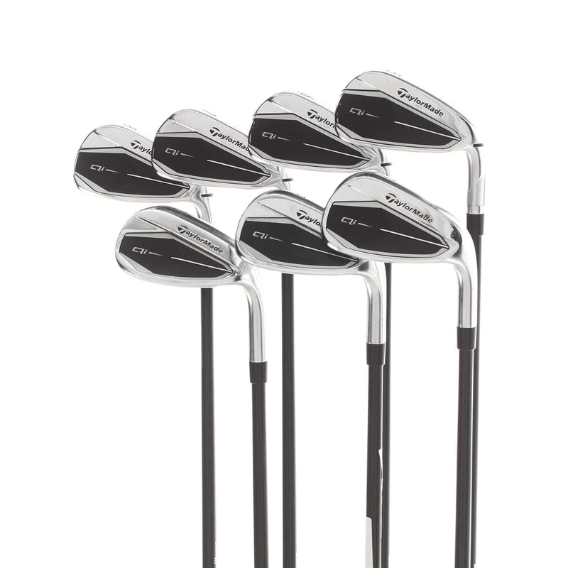 TaylorMade Qi Graphite Mens Right Hand Irons 5-SW Regular - Fujikura Ventus TR Blue 6-R