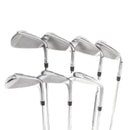 TaylorMade Qi Steel Mens Left Hand Irons 5-SW Regular - KBS Max MT 85