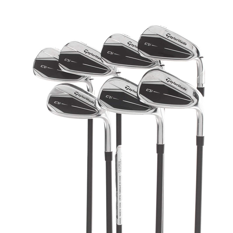 TaylorMade Qi Graphite Mens Right Hand Irons 5-SW Senior - Fujikura Ventus TR Blue 5-A