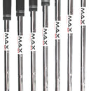 TaylorMade Qi Steel Mens Left Hand Irons 5-SW Regular - KBS Max MT 85