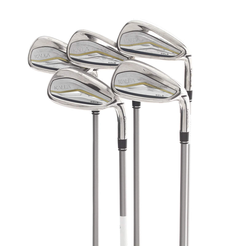 TaylorMade Kalea Gold Graphite Ladies Right Hand Irons 7-SW Ladies - TaylorMade 40 Soft