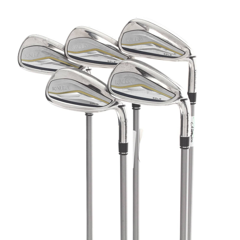 TaylorMade Kalea Gold Graphite Ladies Right Hand Irons 7-SW Ladies - TaylorMade 40 Soft