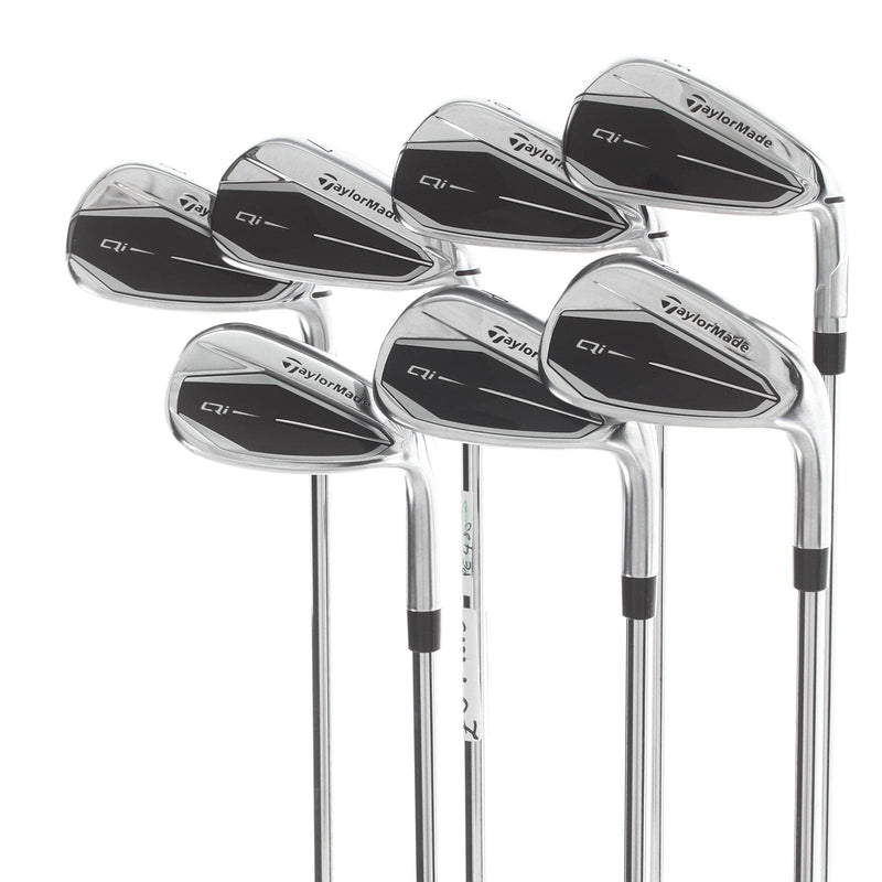 TaylorMade Qi Steel Mens Right Hand Irons 5-SW Regular - KBS Max MT 85