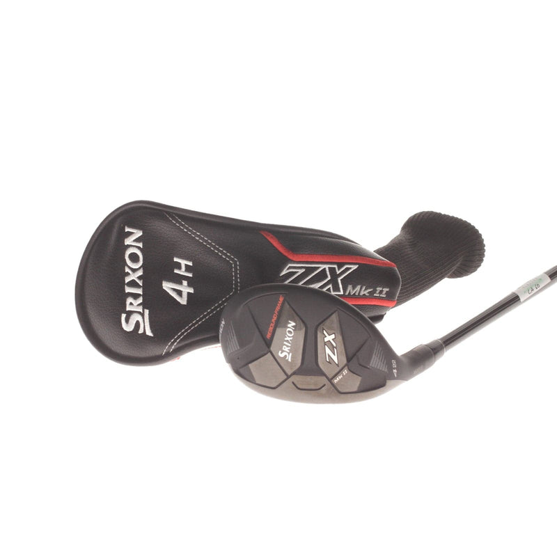 Srixon ZX MK II Graphite Mens Left Hand 4 Hybrid 22* Regular - HZRDUS RDX Smoke 5.5 70g